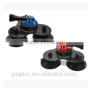 GP141cnc Made 3 Cup Car Suction Cup for GOPROS HERO4/3+/3/2/1 thumbnail-3