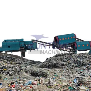 120 Ton Landfill Waste Sorting Line Waste Plastic to Fuel Machine Waste Recycling Equipment EPC thumbnail-1