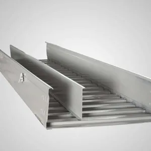 Reinforced Trough Cable Tray With Partitions (ribbed Trough Cable Tray) thumbnail-3