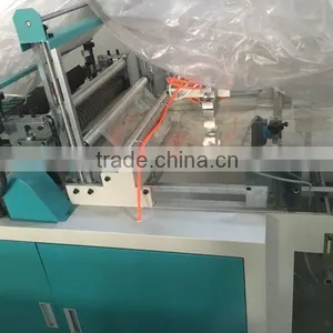 High Speed Bottom Side Sealing Polythene Courier Bag Making Machine thumbnail-4