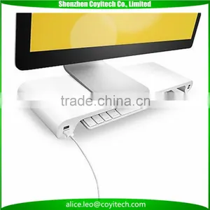 Desktop Organizer Lcd Monitor Stand Mount for Macbook, IMac, Laptops thumbnail-1