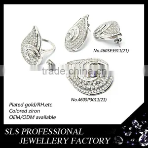 925 Silver Jewellery Ladies Earring/rings/pendants Artificial Kundan Bridal Jewellery Sets thumbnail-1