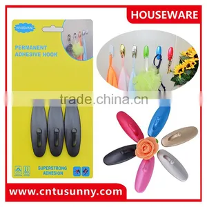 2016 Hot New Product Plastic Adhesive Wall Hook thumbnail-4