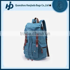 Large Capacity Outdoor Leisure Waterproof Functional Rucksack Canvas thumbnail-1