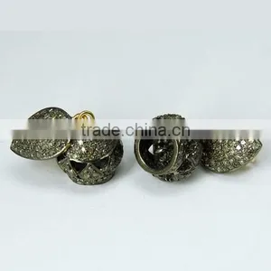 Royal Design !! Jhumki Diamond 925 Sterling Silver Earring, Indian Fashion Jewelry, 925 Silver Jewelry thumbnail-5