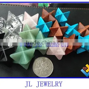 Factory Wholesale Fashion Merkaba Star Brazilian Clear Quartz Merkaba Star thumbnail-1