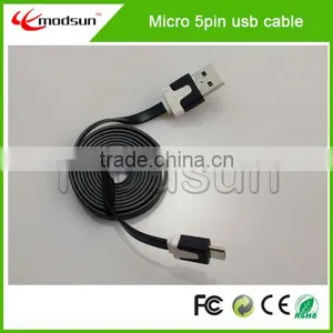 High Quality,flat Noodle Micro Usb Cable.noodle Colorful Micro Usb Cable for Samsung for Mobile Phone(MDC1030) thumbnail-2