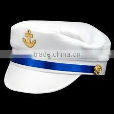 Machine Stitched Sailor Captain Hat Cap thumbnail-1