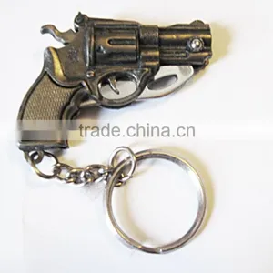 Antique Finish Souvenir Metal Gun Keychain For Sale thumbnail-5