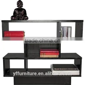 High Quality Unique Modern Living Room Wooden Furniture Display Rack thumbnail-2