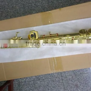 Brass Body Polished Curved Bell Soprano Saxophone Saxello thumbnail-4