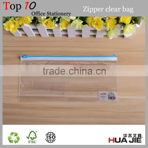 Office Supply Custom Size Transparent Colored Zip Lock Plastic Bags With Zipper thumbnail-4