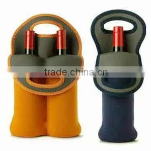 Hot Sale Neoprene Wine Bottle Cooler Bag With Handle thumbnail-1
