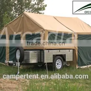 Heavy Duty Camper Trailer With Tent thumbnail-2