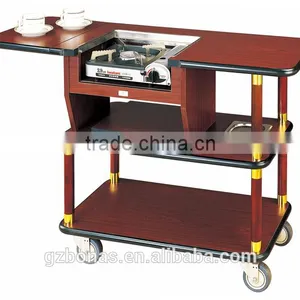 Royal Abalone Wooden Trolley Cart thumbnail-4