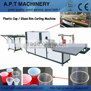 Automatic Plastic Glass Mouth Curling Machine thumbnail-1