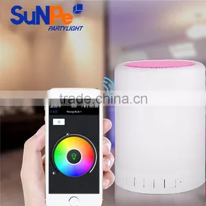 Portable 2.0 Active Touch Sensor Wireless Mini Bluetooth Speaker With Led Light thumbnail-6
