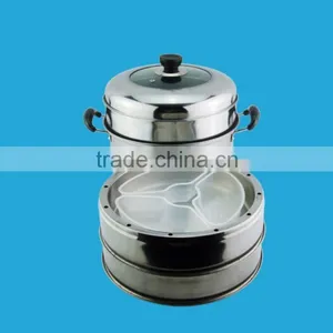 Kitchen Tools 4 Layers Stainless Steel Food Steamer thumbnail-5