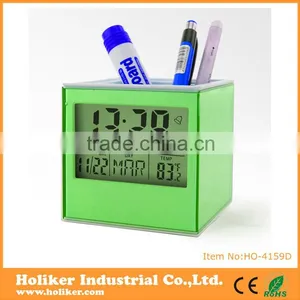 Pen Holder Travel Digital Clock thumbnail-1