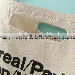#4plain Color Plaid Canvas Canvas Bag for Sample thumbnail-3