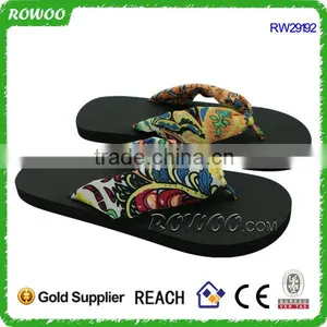 Factory Price Silk Flip Flop New Model Women Sandals thumbnail-1