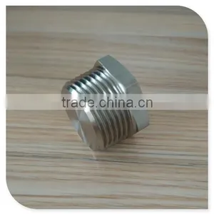 304/316 Stainless Steel Screwed Hex Head Solid Plug From Hex Barb thumbnail-1