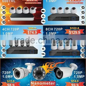 4ch 600TVL Dome CCTV Camera Kit New Housing With Lowest Price Promotion Convenient Using Plug and Play thumbnail-2