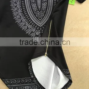 2016 Custom Dashiki Men Longline Cotton Men t Shirt Side Zip thumbnail-6