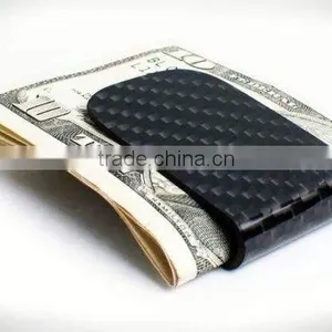 High Polish Finished Carbon Fiber Money Clip, Carbon Fiber Wallet Clip thumbnail-1