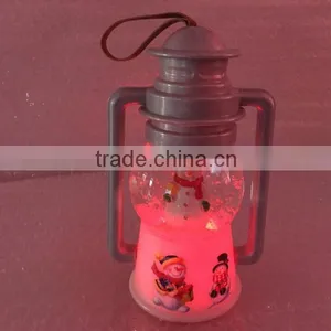 Snow Globe With Christmas Series Design Lanterns Shaped With Rubber Rope Holder, Garden Home Polyresin Decoration thumbnail-5