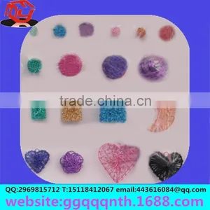 Christmas Handmade Beaded Knitting Heart Shaped Prismatic Butterfly Hanging Ornament Earrings thumbnail-3
