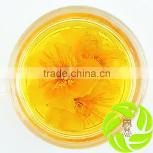 Premium Chinese Herbal Nasturtium Dried Flower Tea Detox and Smooth Throat Jinlianhua Globeflower Tea thumbnail-1