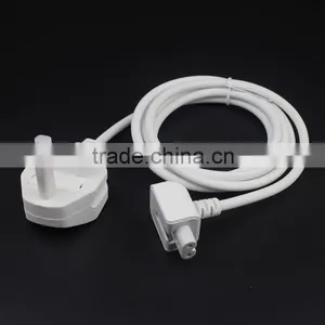 1.8M UK Extension Power Cord Wall Plug for Macbook 13' 15" 17" thumbnail-1