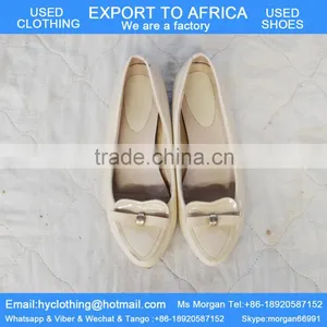 Factory Directly Supply Good Quality Women's Leather Second Hand Shoes thumbnail-1