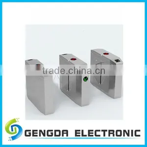 304 Stainless Steel RS485 High Sensitive Access Control Retractable Flap Barrier Turnstile Mechanism thumbnail-1