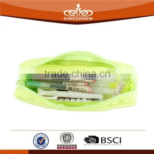 Multifunction 600D Fluorescent Green Pencil Case thumbnail-2