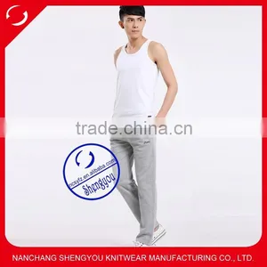 Custom 2015 Newest Grey Jogger Pants Long Track Pants for Men thumbnail-1