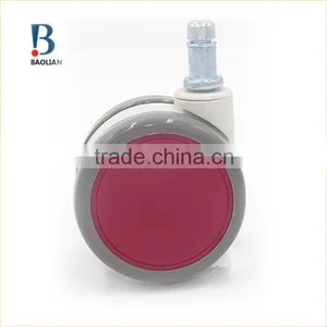 Shenzhen BL Durable 64mm Heavy Duty Thread Stem Swivel TPR Appliance Caster Wheels for Heavy Furniture thumbnail-1