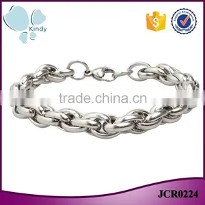 Fashionable Jewelry Simple Style Natural Color 316l Stainless Steel Men Bracelet Supplier's Choice thumbnail-1
