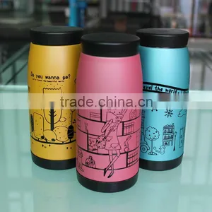 Cute Cartoon Doubble Wall Stainless Steel Vacuum Cup for Gifts thumbnail-1