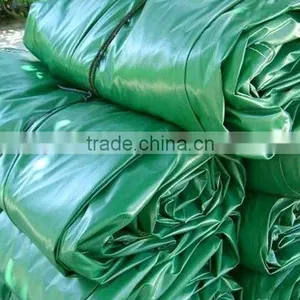 PVC Coating Canvas Tarpaulin Army Green Tarpaulin Stocklot thumbnail-1