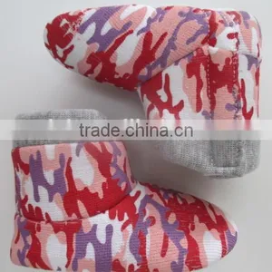 Baby Bootie Printed Knitting Baby Shoes Baby Boot thumbnail-1