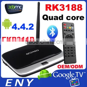 Factory 1GB/8GB EKB311A 5V/2A Quad Core 1.6GHz RK3118T XBMC Bluetooth4.0 Android Tv Box 2015 thumbnail-1