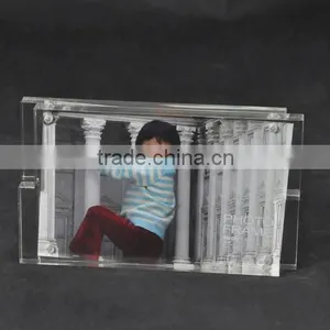22mm Transparent Acrylic Magnetic Photo Frame Bolck thumbnail-2