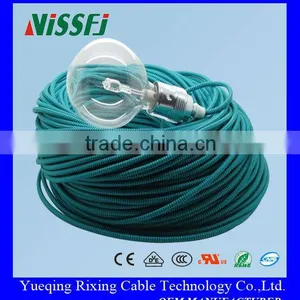 2*0.75mm2 Colored Lighting Textile Cable,textile Braided Cable thumbnail-2
