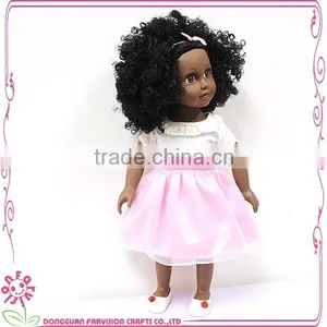 Farvision Doll 18 Inch Girl Black Girl With Afro Hair thumbnail-1