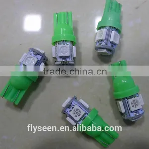 Super Brightness Light 194 168 w 5w T10 Led 5050 5SMD , Car Led Auto Bulb thumbnail-1