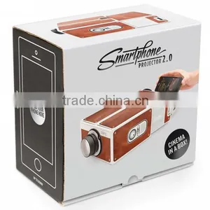 Lowest DIY Mini Cardboard Android Mobile Phone Smartphone LCD Projector thumbnail-1