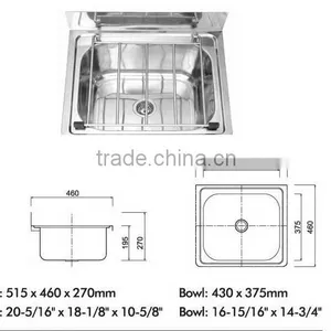 Stainless Steel Laundry Sink thumbnail-1