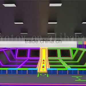 1000 sq Commercial Indoor Trampoline Park/Factory Price Amusement Trampoline for Kids and Adults thumbnail-6